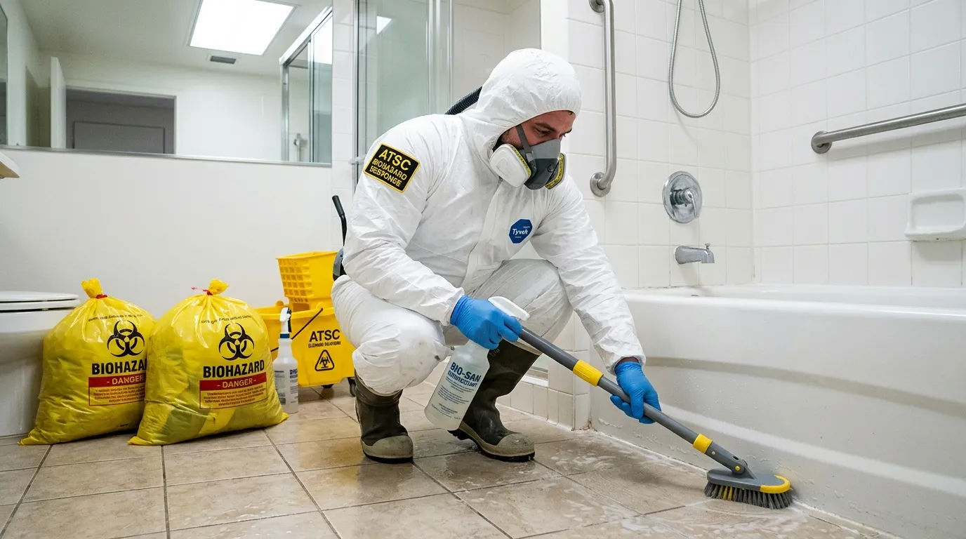 Decontamination equipment deployed for Blood Cleanup in North Ogden